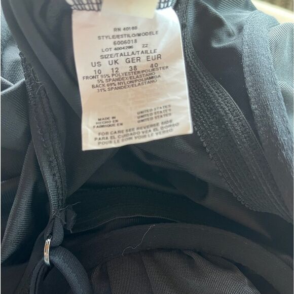 Nwt MagicSuit Isabel One Piece Black Ruffle Beaded Ruched Swimsuit - Picture 8 of 9